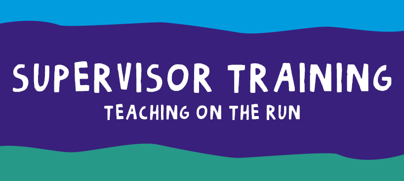 Supervisor training: Teaching on the run