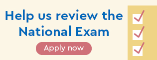 Help us review the National Exam - Apply now 